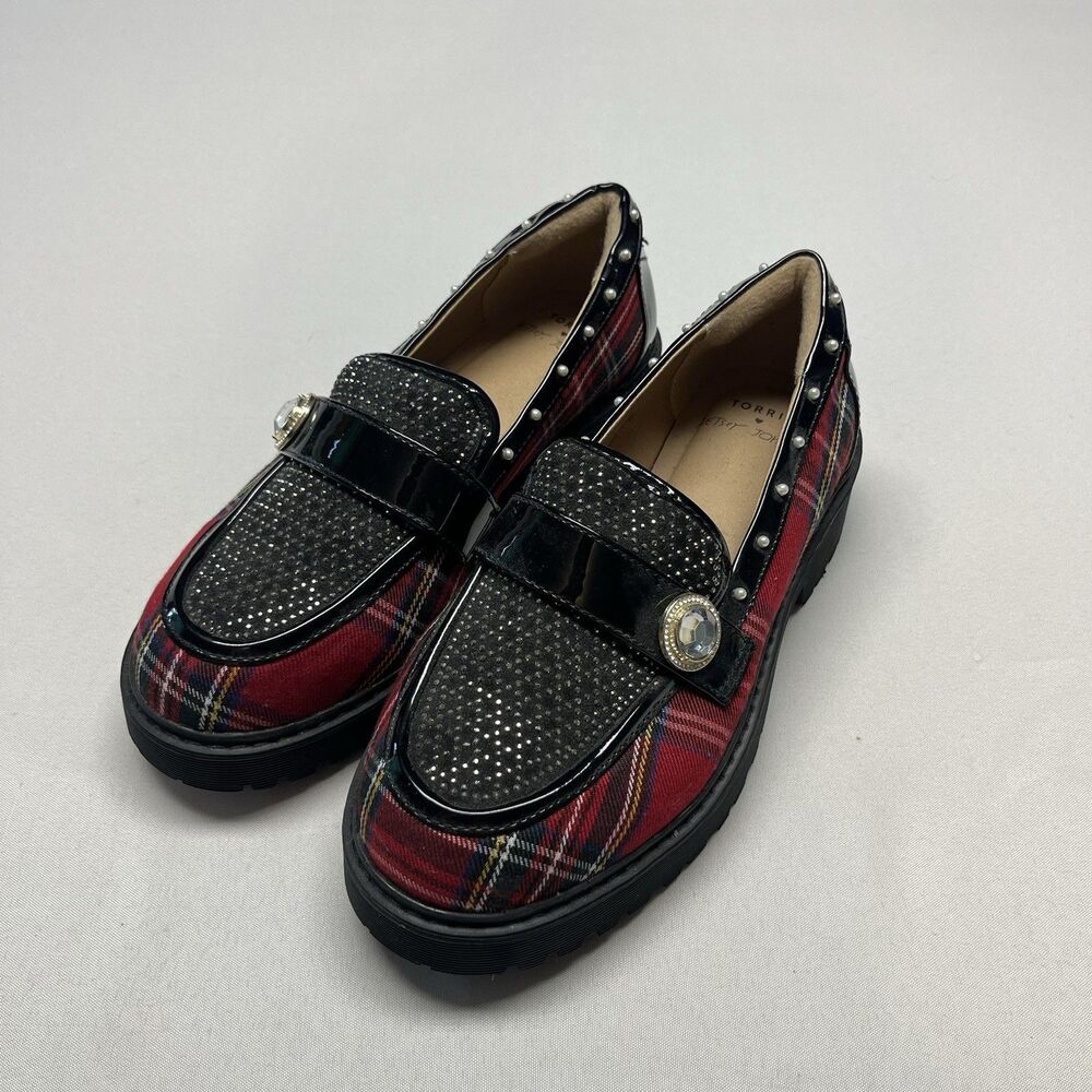 Betsey Johnson X torrid Plaid Buckle Loafers - Picture 2 of 8